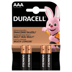 4x AAA LR3 Basic Duracell...