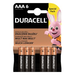 6x AAA LR3 Basic Duracell...