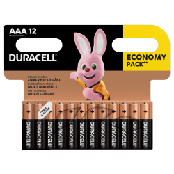 12x AAA LR3 Basic Duracell...