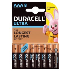 8x AAA LR3 Ultra Duracell...